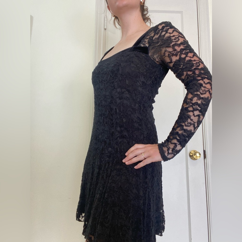 Free people lace mini dress